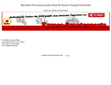 Tablet Screenshot of kymco-ersatzteile.de